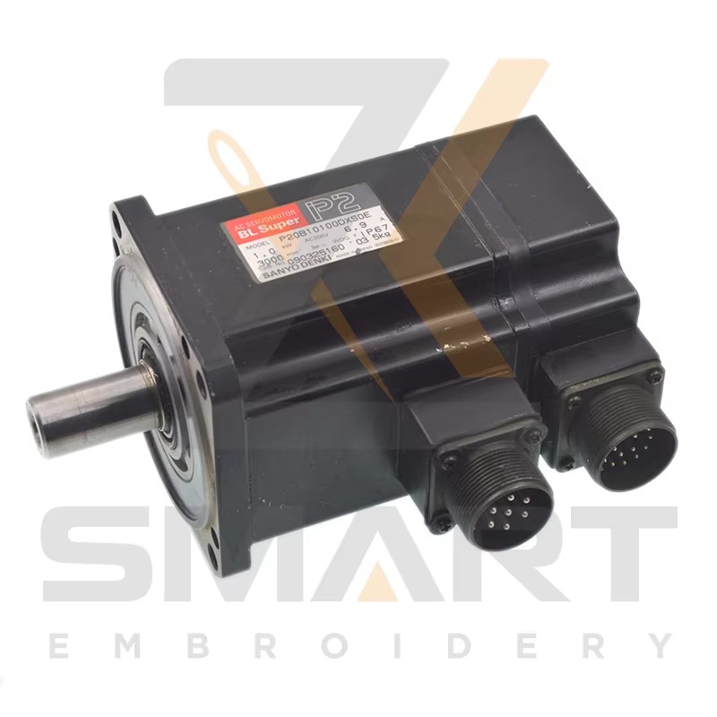 Használt SWF XY Keret Servo Motor P20B10100DXS0E 1KW HB SA sorozat Embroidery Machine Alkatrészek ESWF-P20B10100DXS0E-U