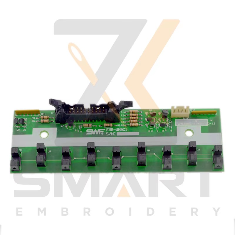 9 szín használt eredeti SWF érzékelő kártya EMB-WH9C1 Embroidery Machine alkatrészek ESWF-EMB-WH9C1-U