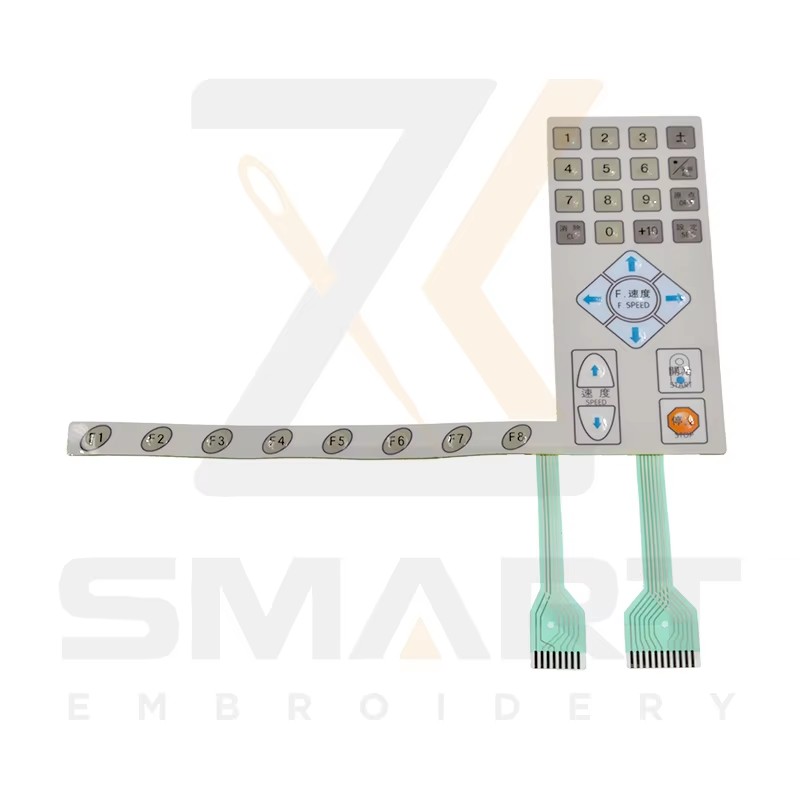 SWF Embroidery Machine Parts Keypad Control Panel Membrán billentyűzet D G