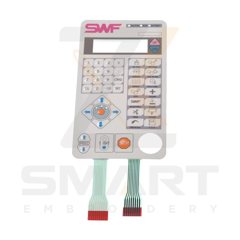 Membrán kapcsoló billentyűzet GP-011823 10001ACPT1 SWF embroidery gép alkatrészek