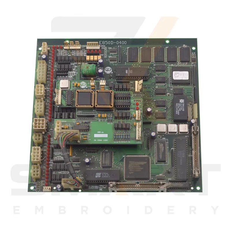 Használt DAHAO E850 CPU-kártya vezérlő funkcióval Kínai embroidery gép alkatrészek EDH0101-E850-CU